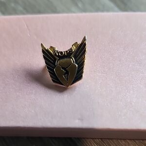 Gold and Black Winged Pin